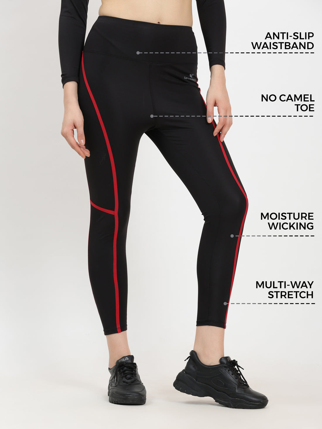 Women's Squat-Proof Training Tights | Opaque 250 GSM 4-Way Lycra