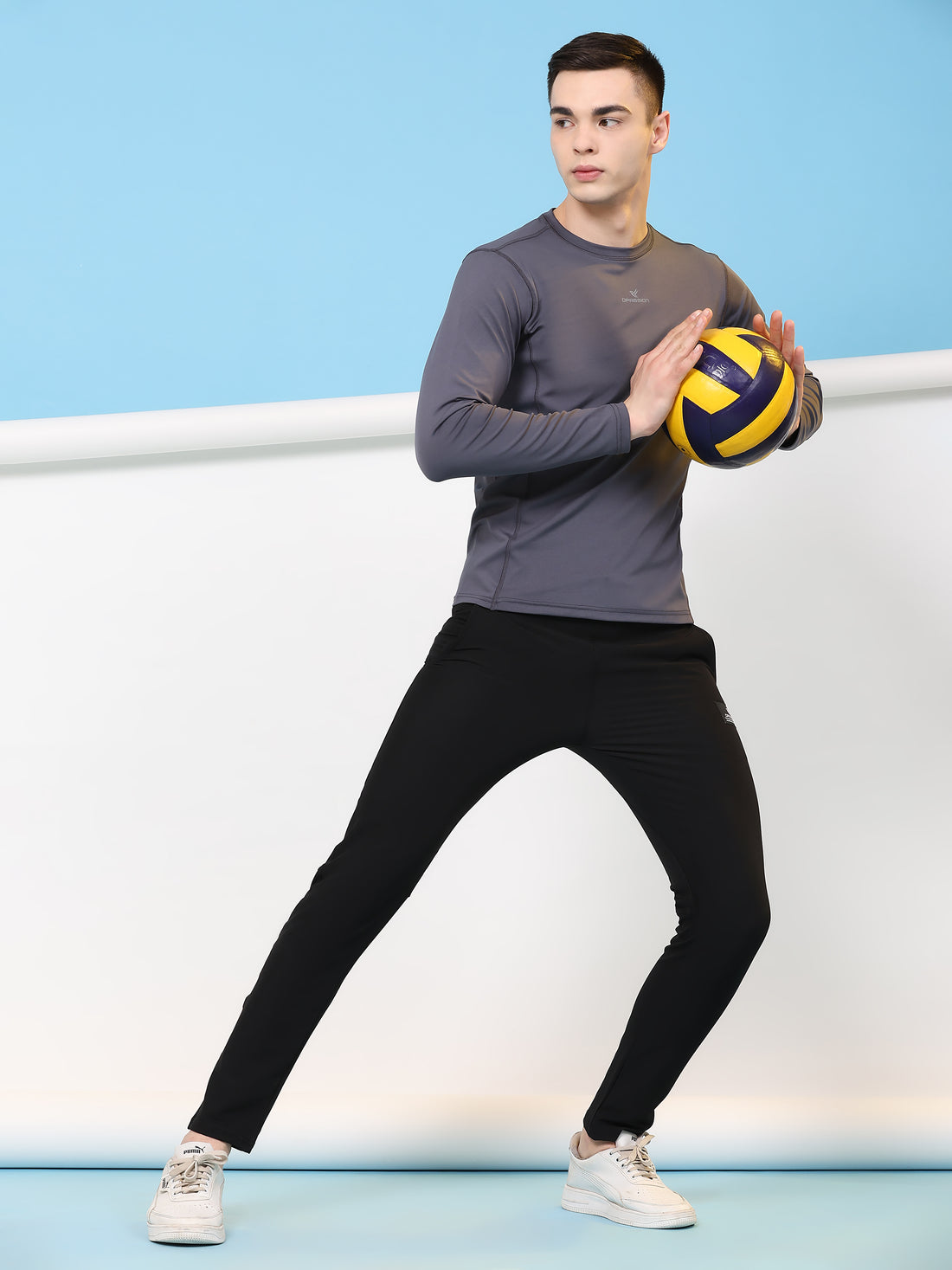 Mens Nylon Lycra 190 GSM Track Pants Bulk | Dpassion