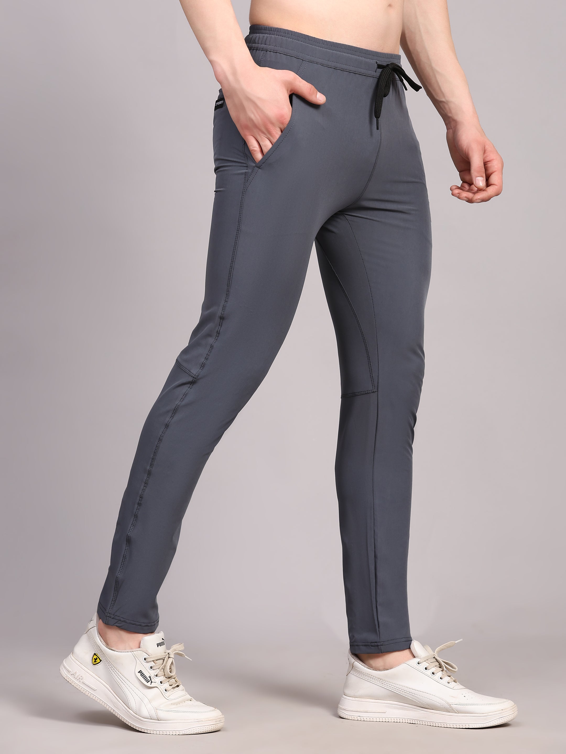 Mens Nylon Lycra 190 GSM Track Pants Bulk | Dpassion