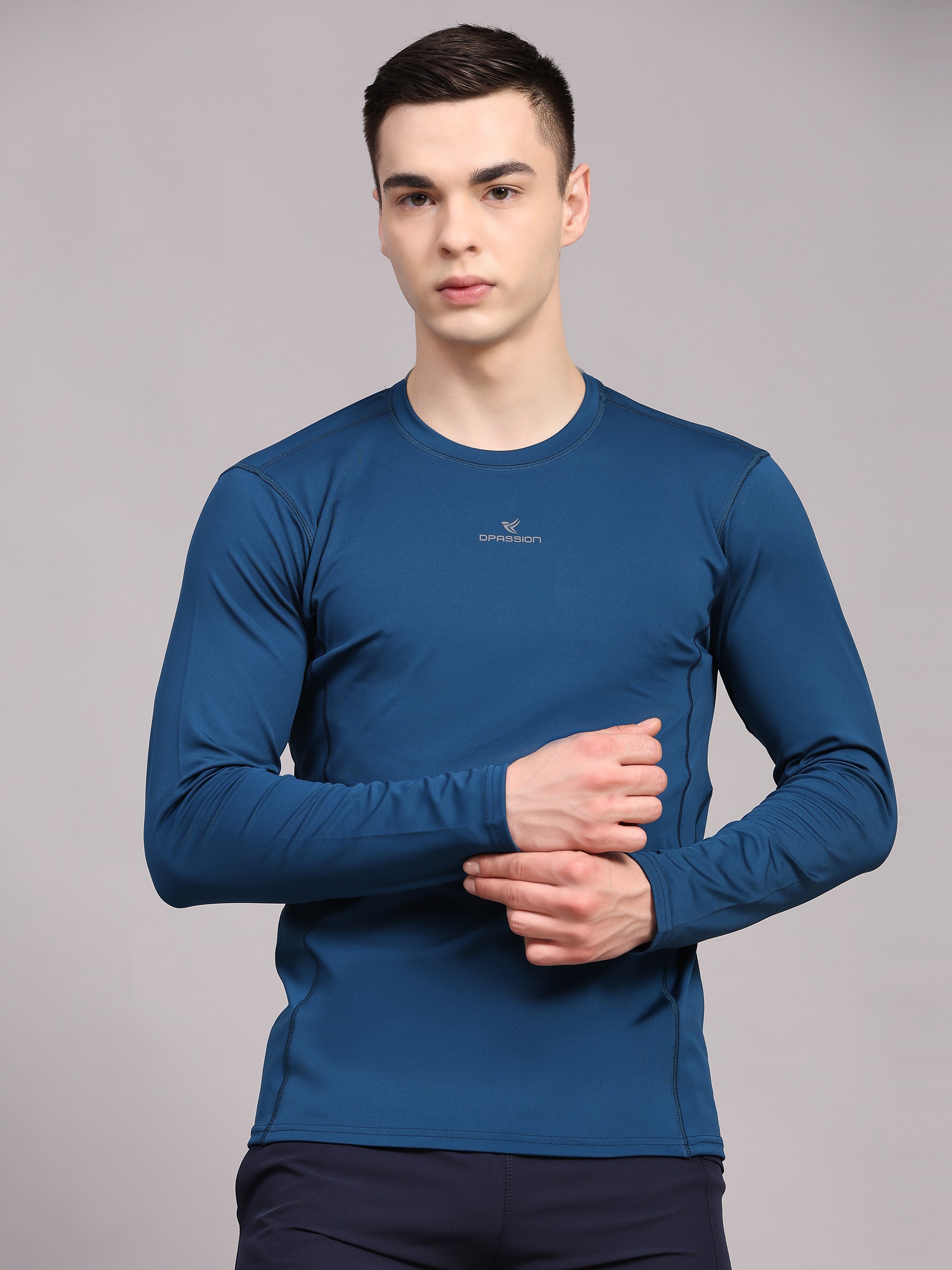 190 GSM 4 Way Lycra Compression T Shirt Wholesale