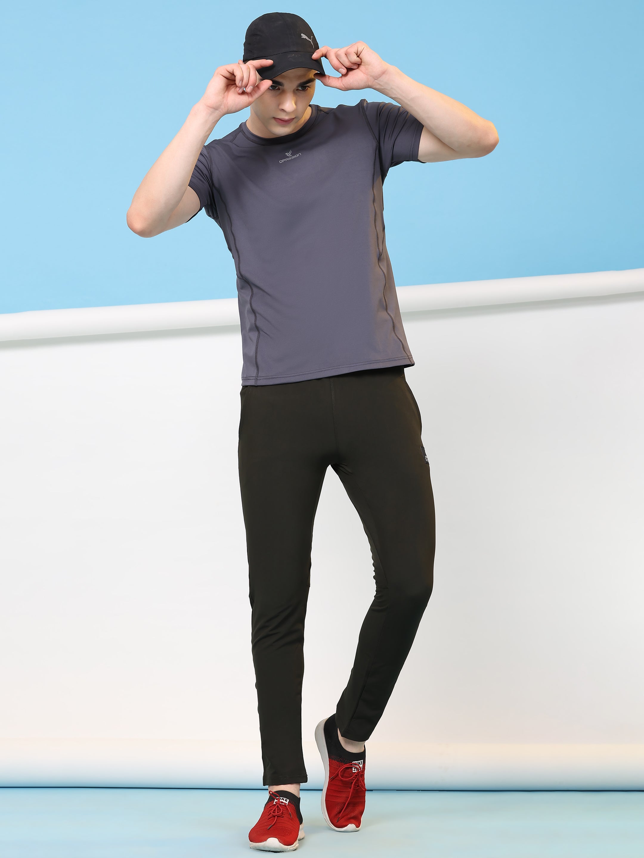 Mens Nylon Lycra 190 GSM Track Pants Bulk | Dpassion